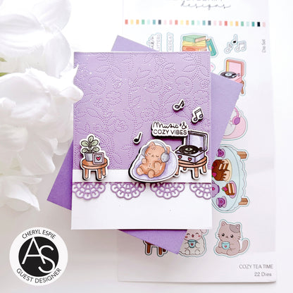 Cozy Tea Time Stamp & Die Bundle