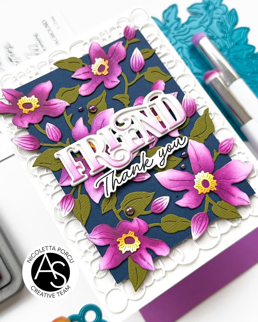 Delicate Frame & Friend Die Set