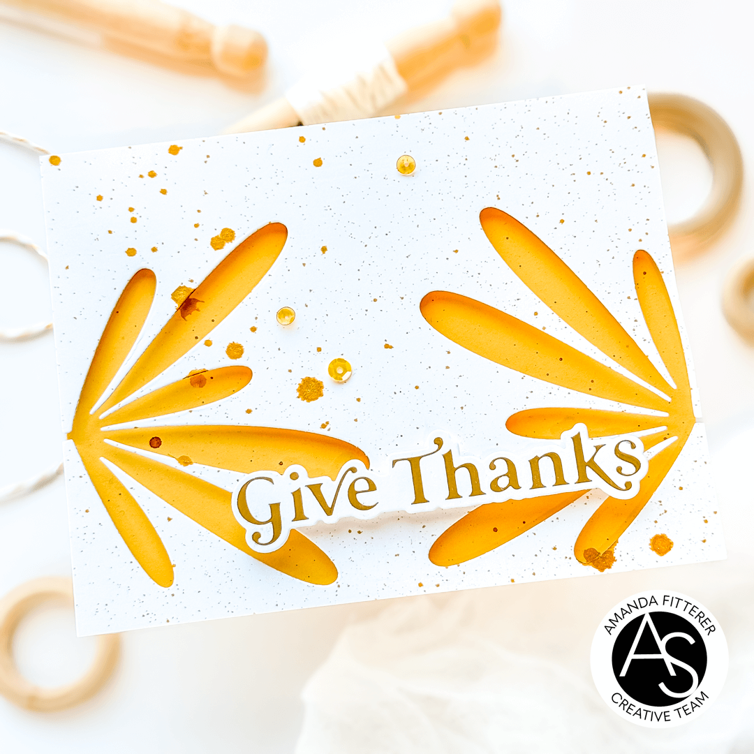 Give Thanks Hot Foil Plate & Die Set