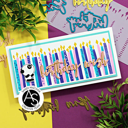 Birthday & Wish Hot Foil Plate Set