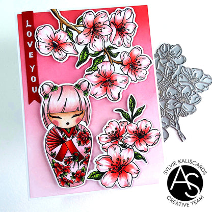 Cherry Blossoms BetterPress Plate & Die Set