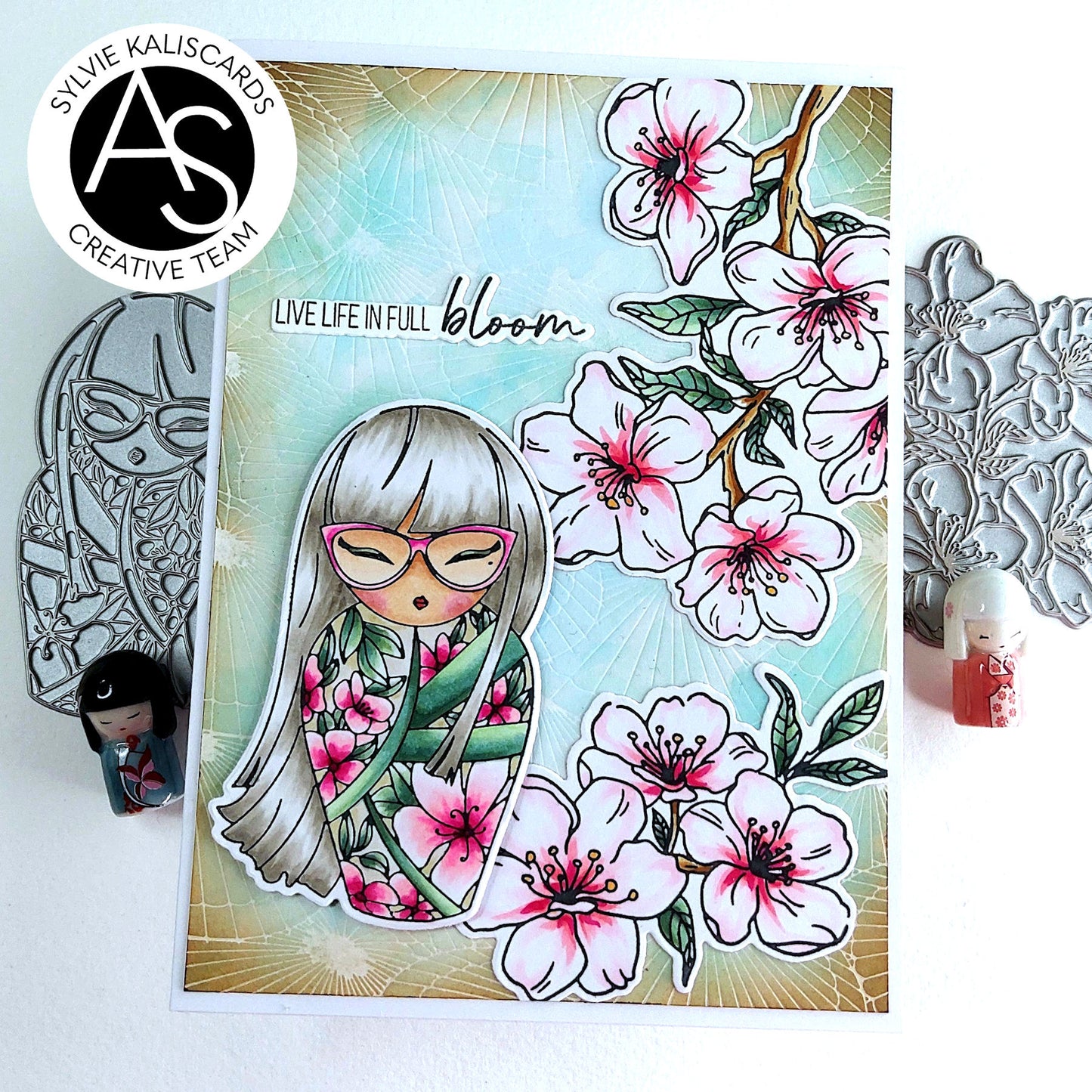Cherry Blossoms BetterPress Plate & Die Set