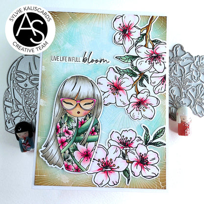 Cherry Blossoms BetterPress Plate & Die Set