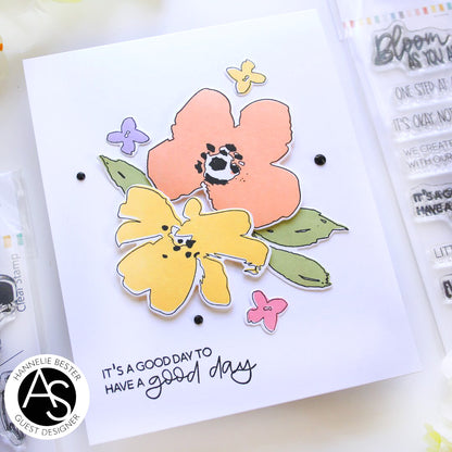 Watercolour Flowers Stamp Set