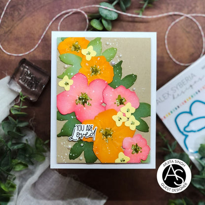 Watercolour Flowers Die Set