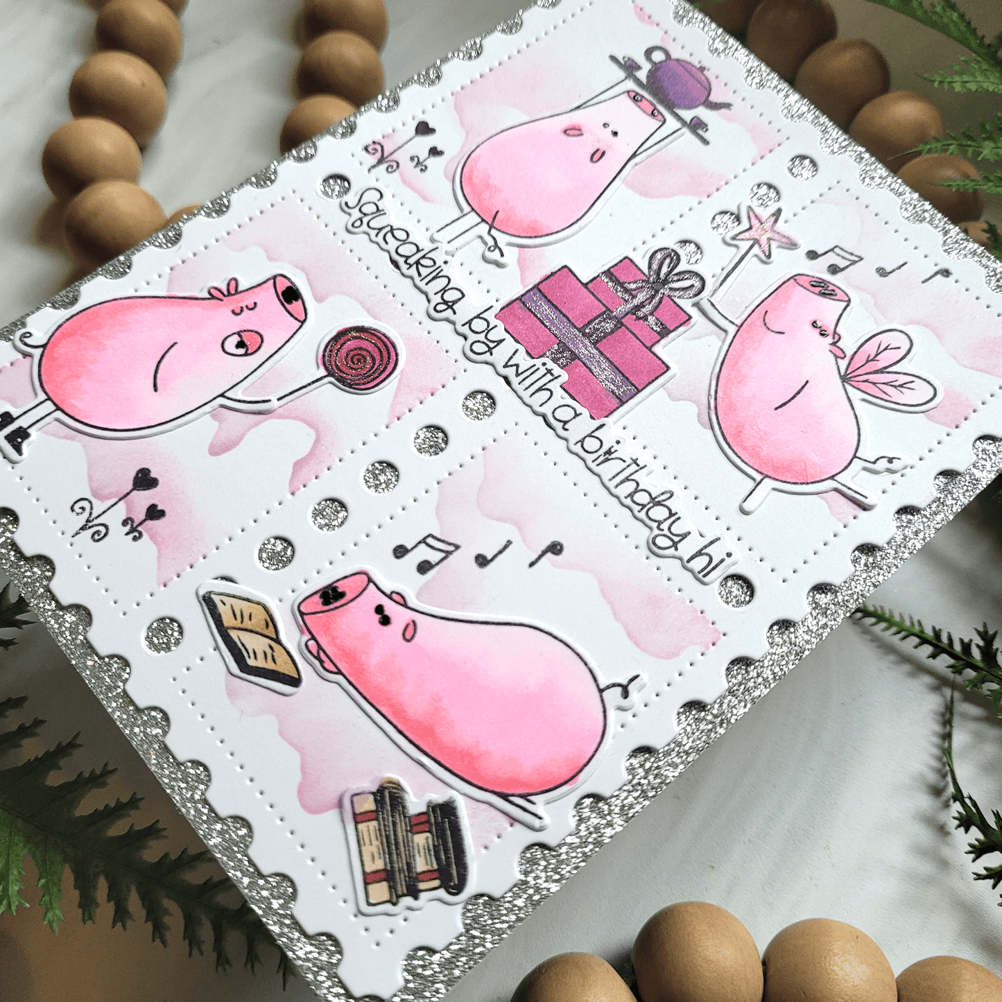 Hog Happy Day Stamp Set