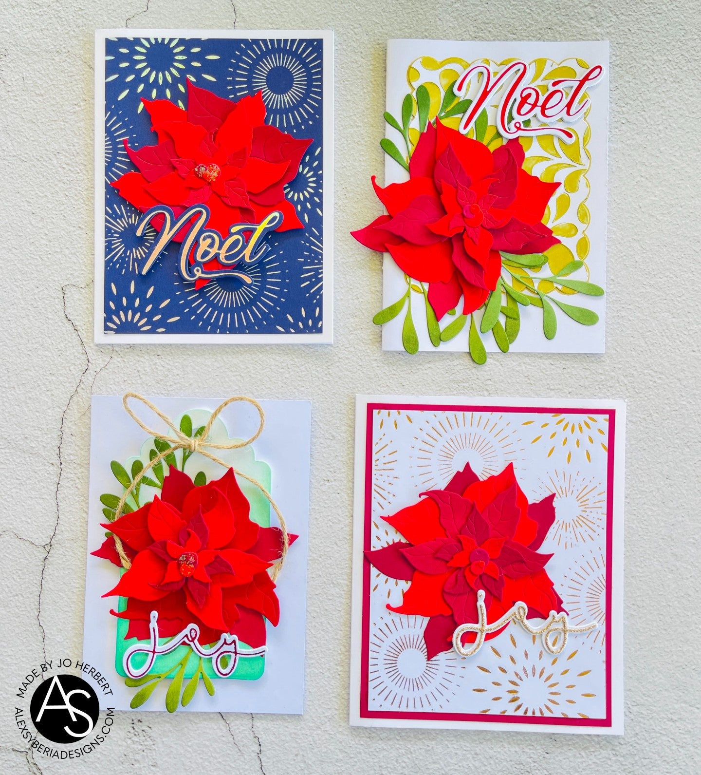 Joyful Poinsettia Die Set