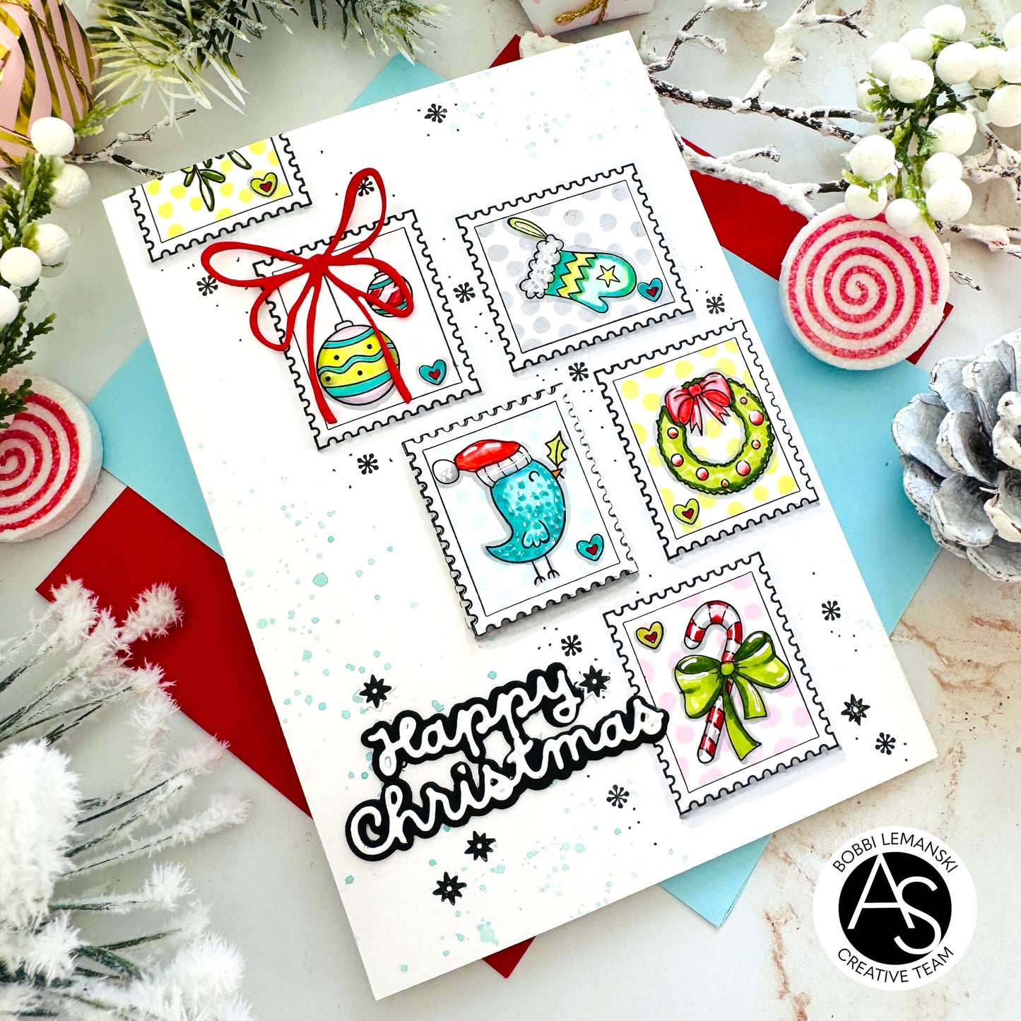 Festive Sentiments Die Set