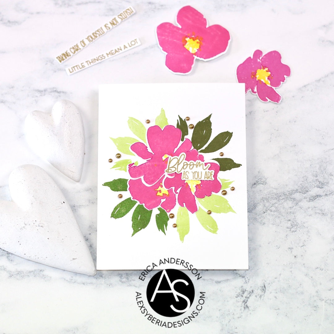 Self-Care Sentiments Stamp Set