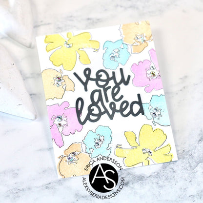 Watercolour Flowers Stamp Set