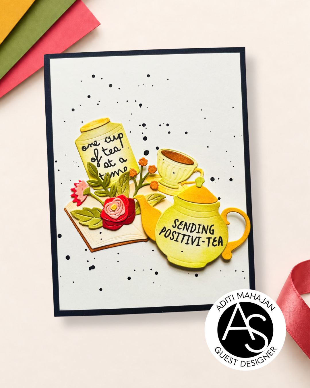 Tea & Books Stamp Set