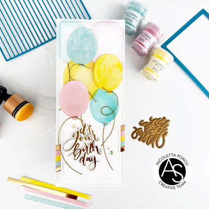 Bokeh Balloons Stencil