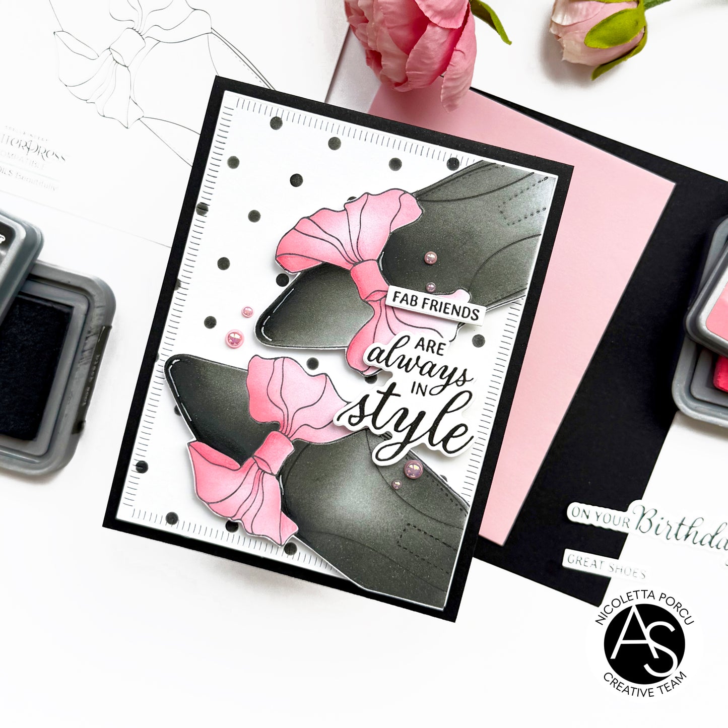 Shoes Sentiments Press Plate & Die Set