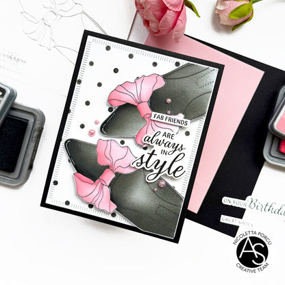 Shoes Sentiments Press Plate & Die Set