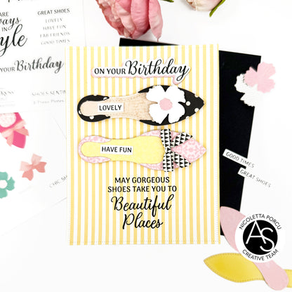 Shoes Sentiments Press Plate & Die Set