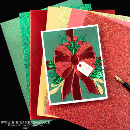 Christmas Sparkle Mix Cardstock 27 Pack