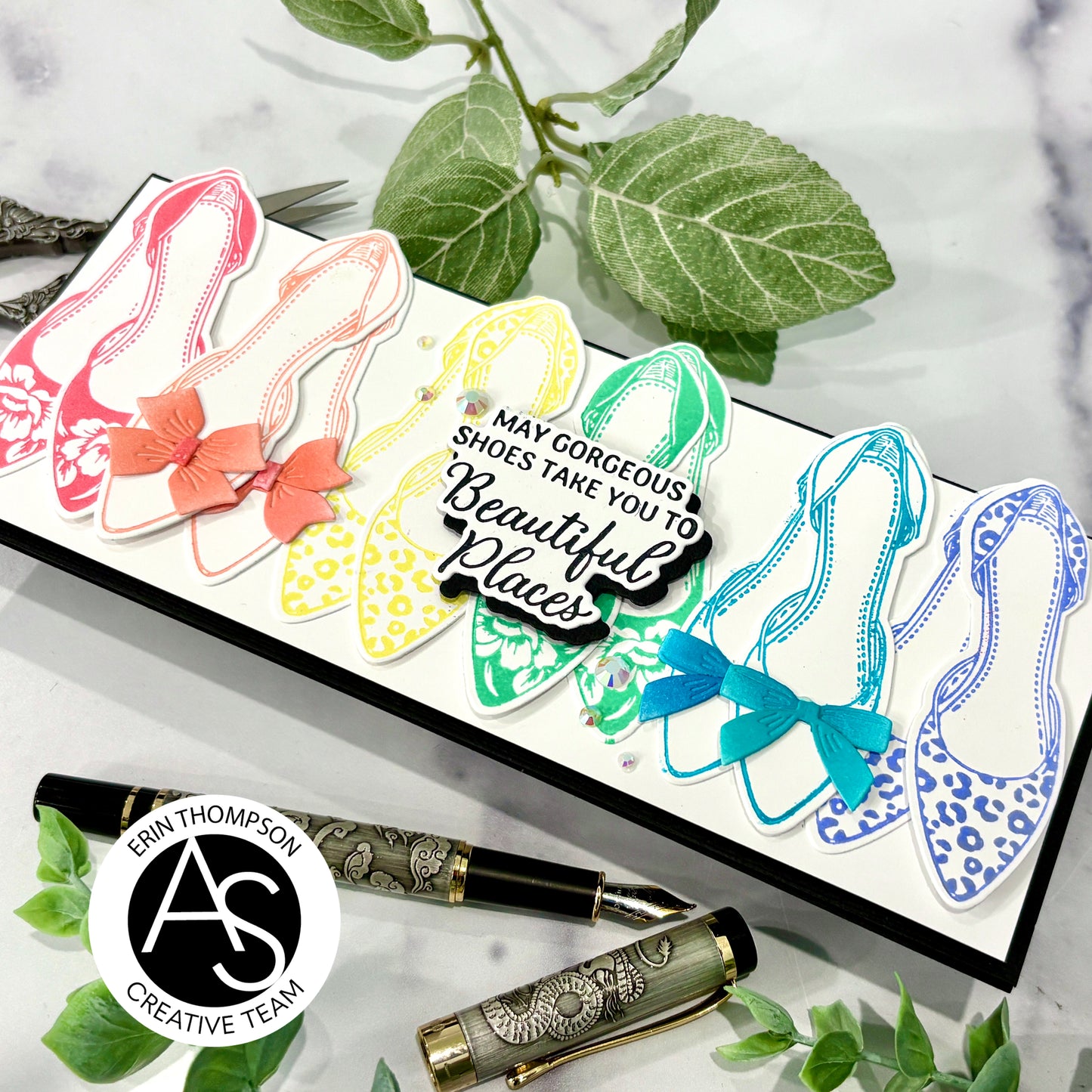 Shoes Sentiments Press Plate & Die Set