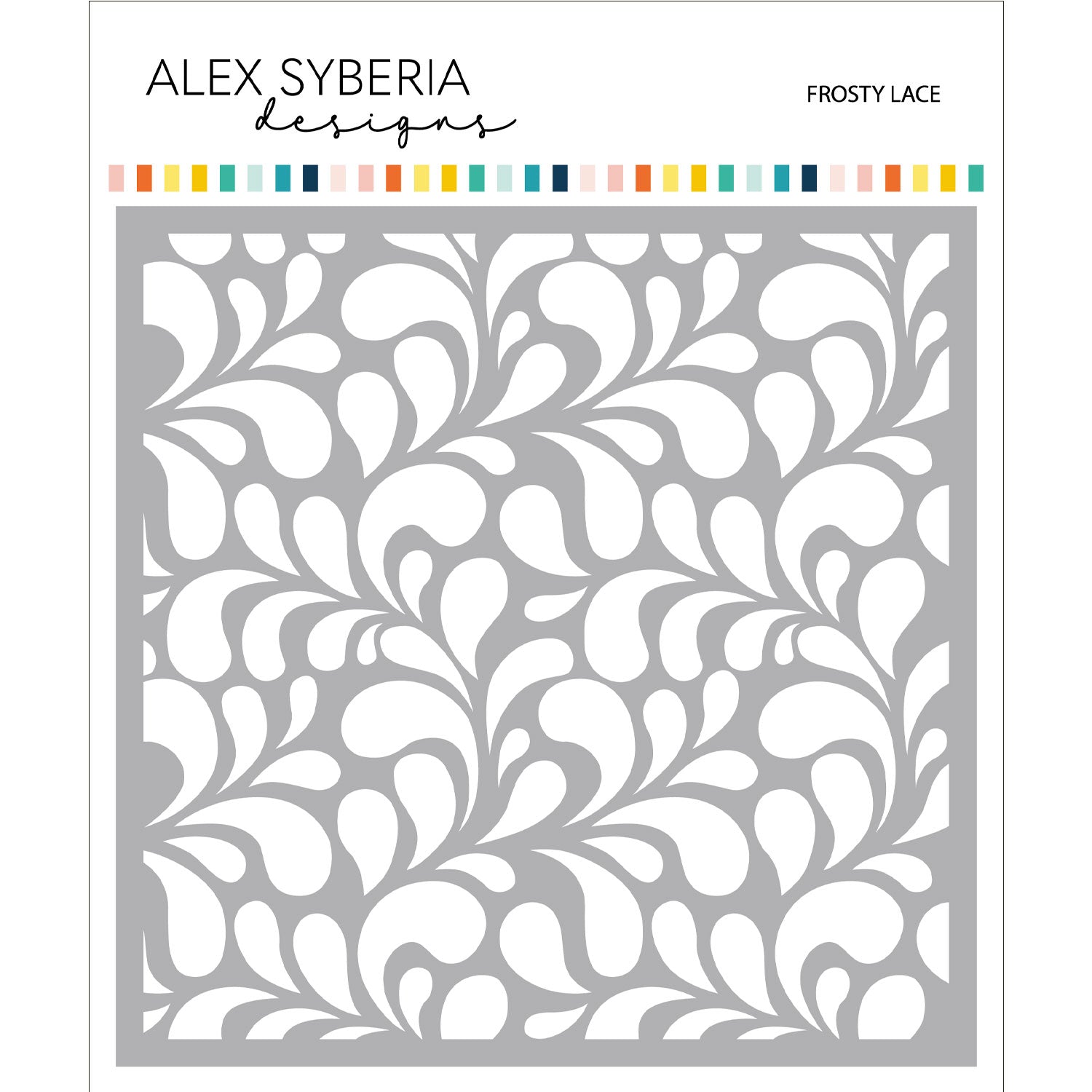Frosty Lace Stencil – Alex Syberia Designs UK