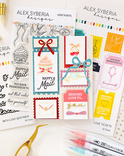 Love Tickets Stamp Set