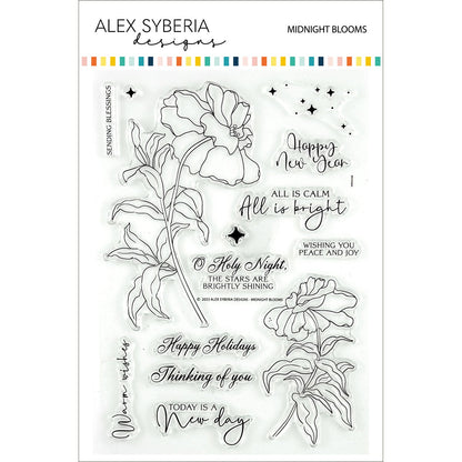 Midnight Blooms Stamp Set