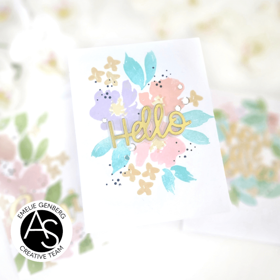 Watercolour Flowers Stamp Set