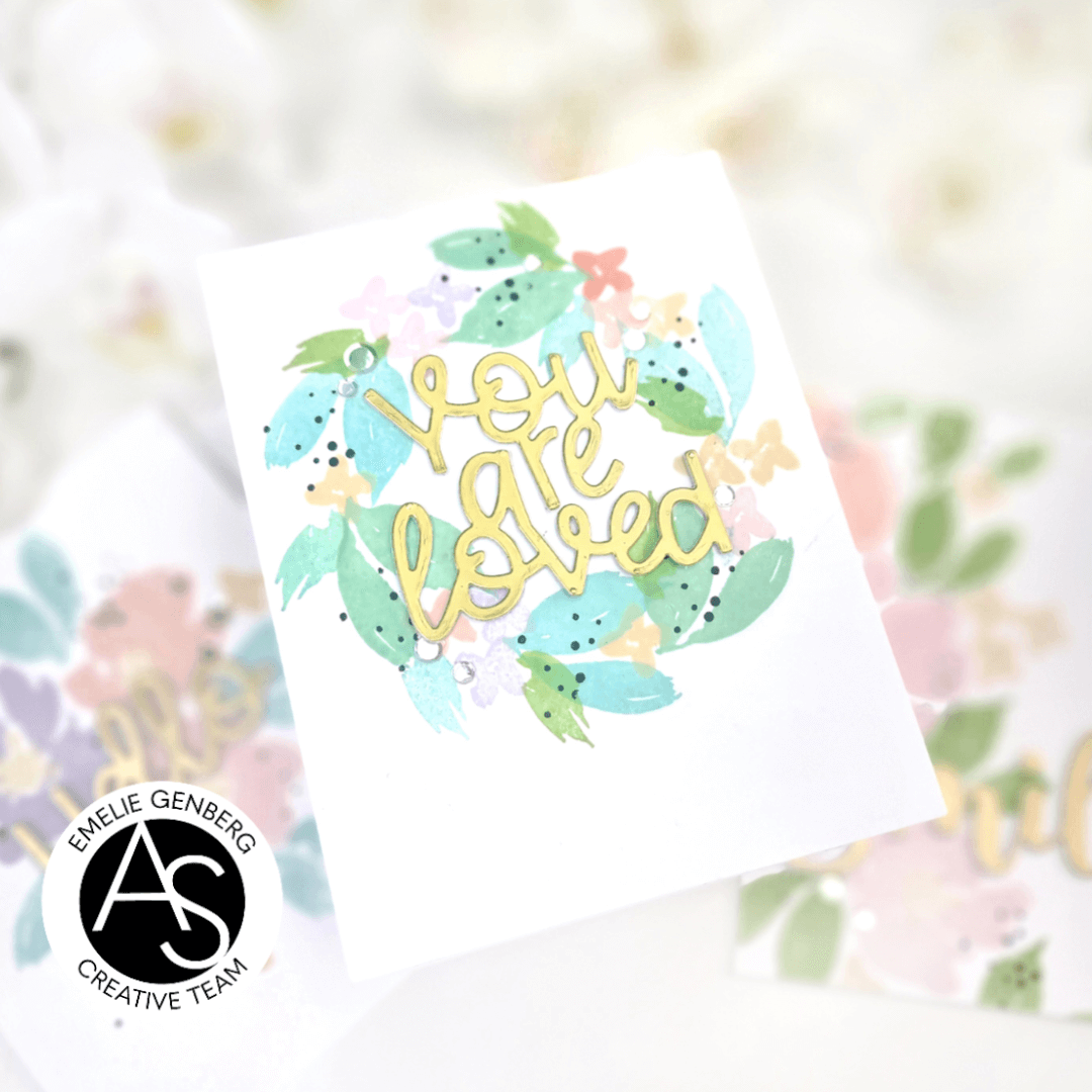 Watercolour Flowers Stamp Set