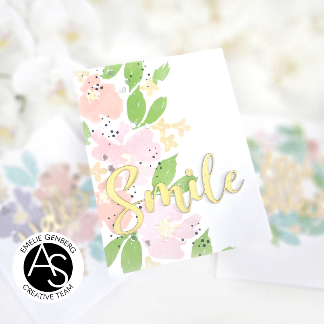 Watercolour Flowers Stamp Set