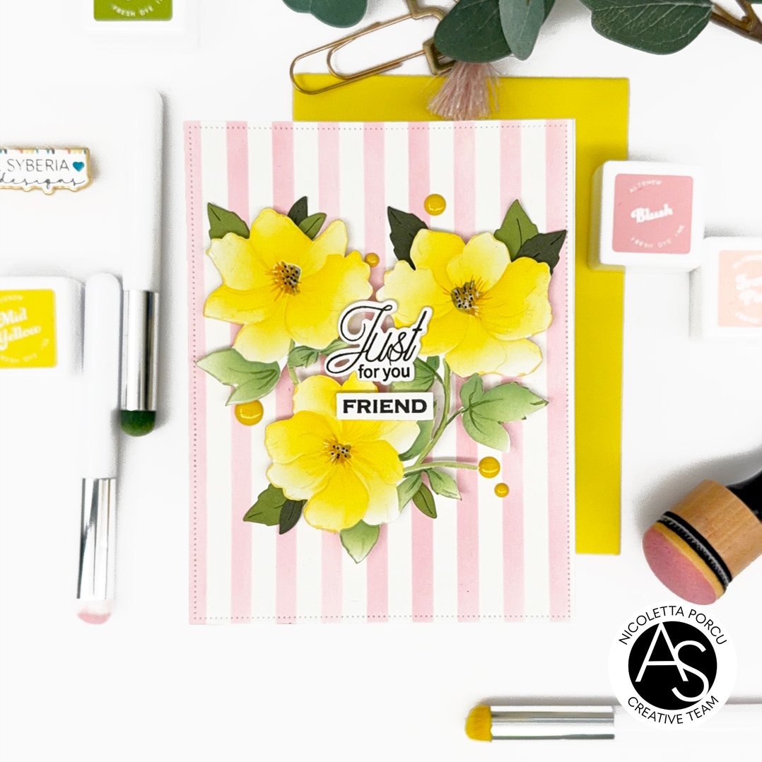 Floral Trio Press+Hot Foil Plate & Stencil Bundle