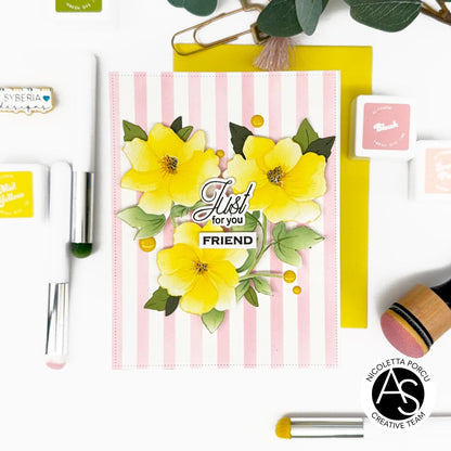 Floral Trio Press+Hot Foil Plate & Stencil Bundle
