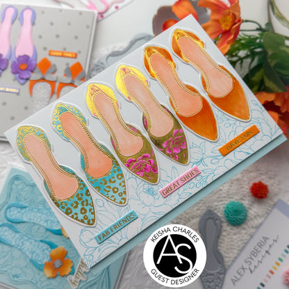 Shoes Sentiments Press Plate & Die Set