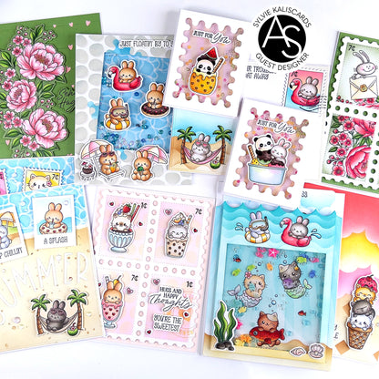 Mermaid Kitties Stamp & Die
