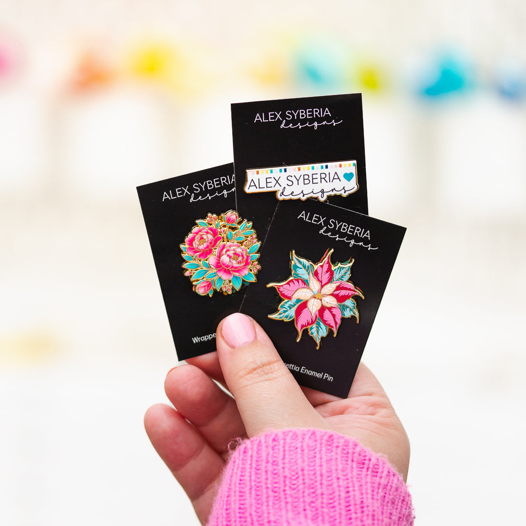 Alex-syberia-designs-enamel-pin-Bundle-floral pins the best in the UK