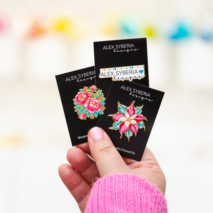 Alex-syberia-designs-enamel-pin-Bundle-floral pins the best in the UK