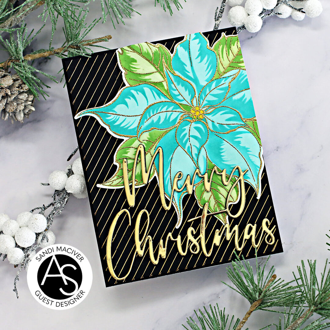 large-merry-christmas-die-hot-foil-plates-alex-syberia-designs-cardmaking-scrapbooking-mixed-media-album-handmadecards-greetingcards-poinsettia