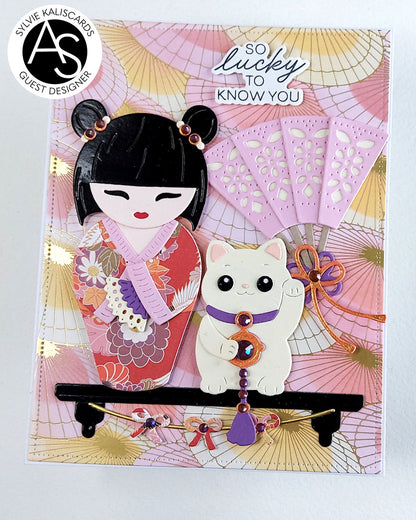 Display Shelves and Shelf Decor Add-On: Lucky Cat & Matryoshka Bundle
