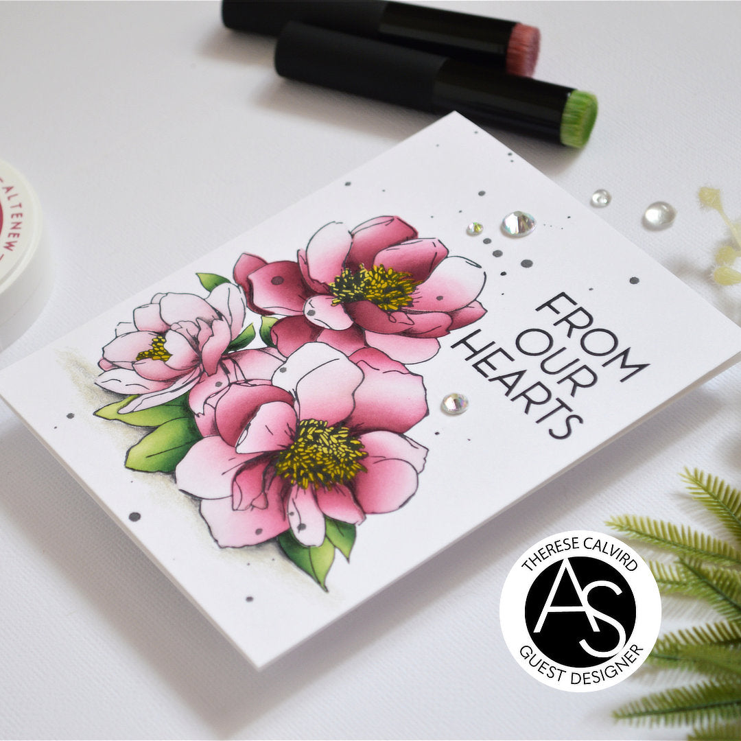 Hugs in Bloom Press Plate & Die Set