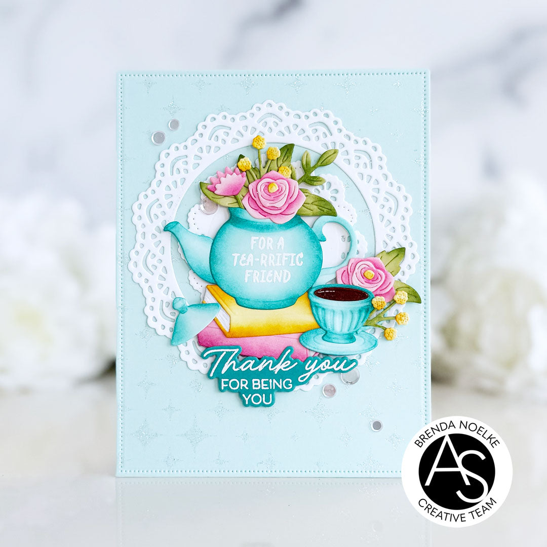 Tea & Books Die Set