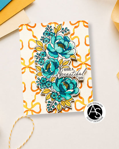 Peony Corners Stamp Set