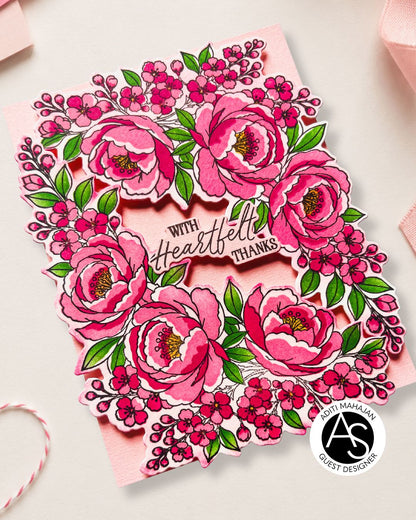 Peony Corners Stamp Set