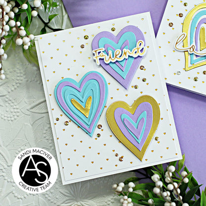 Tiny Hearts Hot Foil Plate