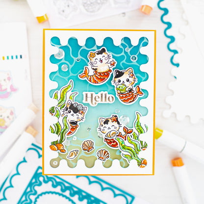 Mermaid Kitties Stamp & Die