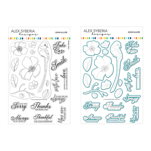 Avian Allure Stamp&Die Bundle