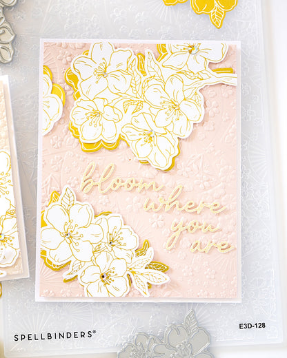 Cherry Blossoms BetterPress Plate & Die Set