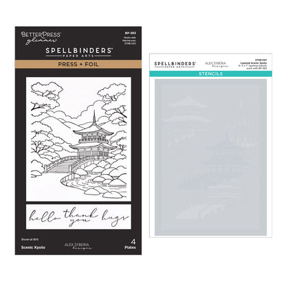 Autumn in Kyoto Press + Foil & Stencil Bundle by Alex Syberia