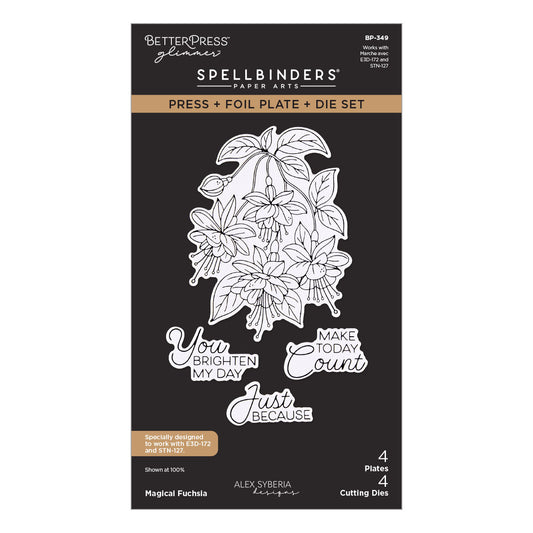 Magical Fuchsia Press + Foil Plate & Die Set