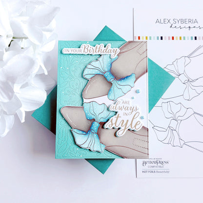 Shoes Sentiments Press Plate & Die Set