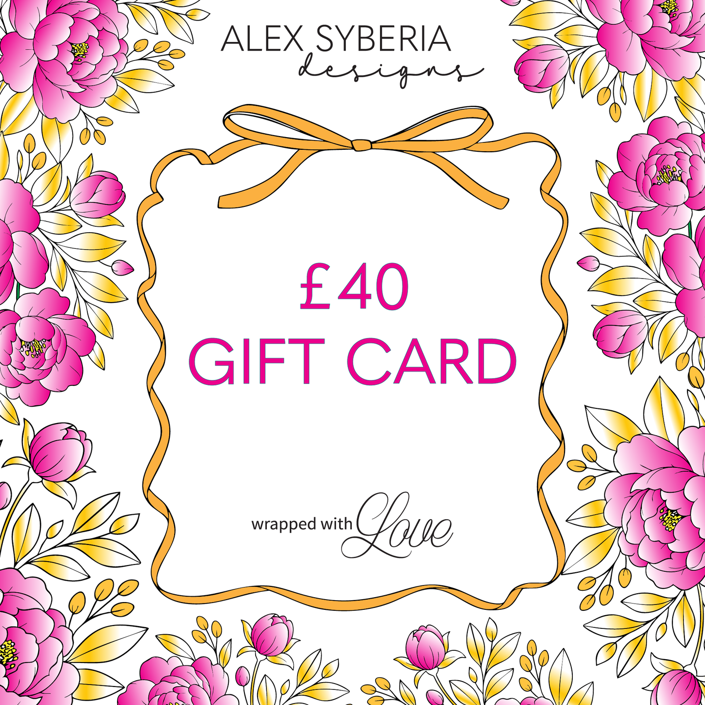 Alex Syberia Designs Gift Cards