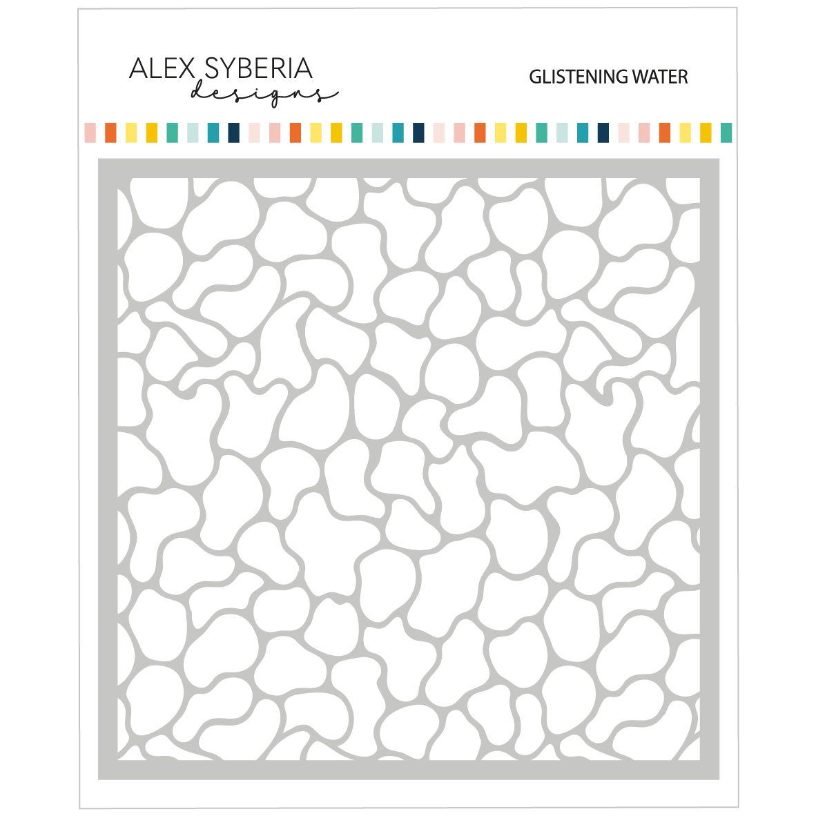 Glistening Water Stencil