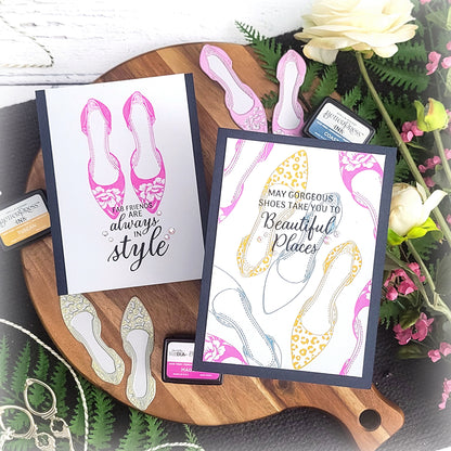 Shoes Sentiments Press Plate & Die Set