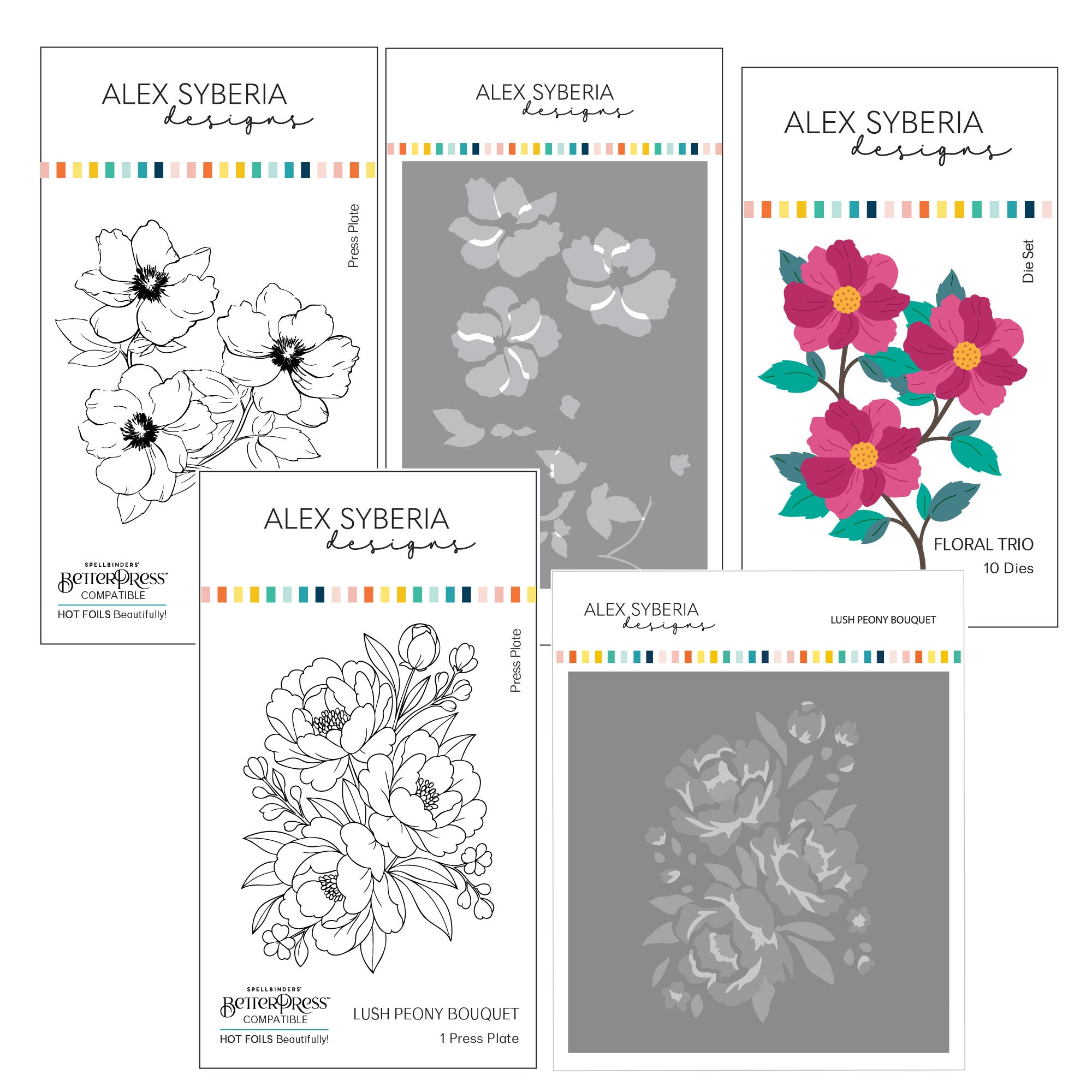 Lush Floral Collection & NEW Enamel Pins – Alex Syberia Designs UK